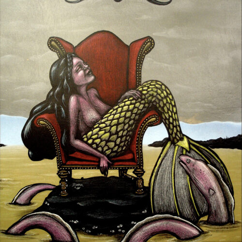 18"x 30" on wood panel

Black Gesso, aerosol paint, and color pencil

2009 / SOLD